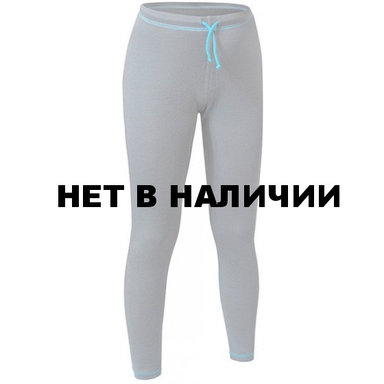 Термобелье брюки детские BASK kids MERINO WOOL PANTS серый/бирюза