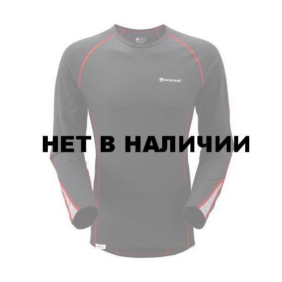 Футболка мужская BIONIC L/S T-SHIRT,XL black/red, MBLSTBLAX0