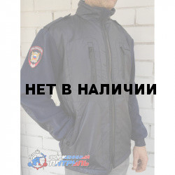 Куртка Полиция флисовая НОВОГО ОБРАЗЦА с шевронами