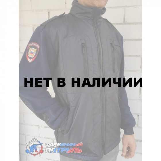 Куртка Полиция флисовая НОВОГО ОБРАЗЦА с шевронами