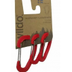 Карабины для аксессуаров в наборе ACCESSORY CARABINER 3-SET от WILDO® RED, 89629