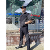 Костюм Полиция мужской офисный НОВОГО ОБРАЗЦА (короткий рукав, ткань габардин)