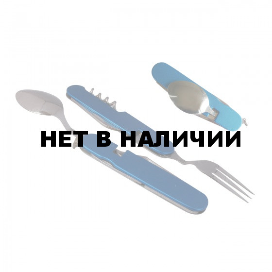 Набор столовых приборов в одном предмете, разборный на 2 части AceCamp Detachable Cutlery Set 2574