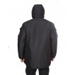 Куртка зимняя под офисную форму (ткань рип-стоп мембрана) черная