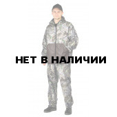 Костюм флисовый ПИКНИК куртка/брюки, цвет:, камуфляж смешанный лес/коричневый