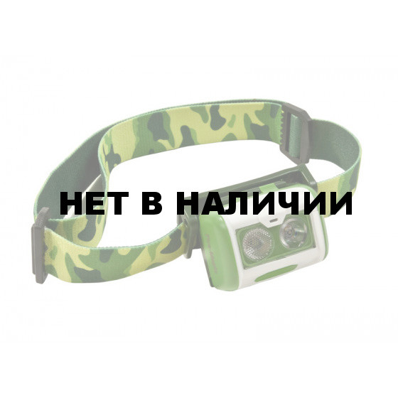 Фонарь налобный, ударопрочный и водостойкий WALI, 110 люмен OLIVE GREEN, GT010052