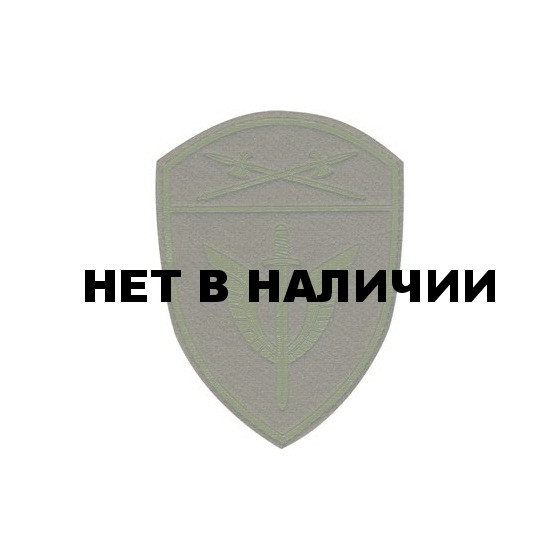 Нашивка на рукав с липучкой Росгвардия Уральский Округ ОМОН полевая фон оливковый пластик