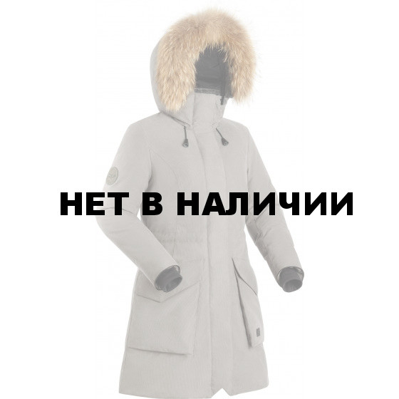 Пальто пуховое женское BASK VISHER светло-серое