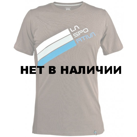Stripe Logo T-Shirt M Brown, H04BR