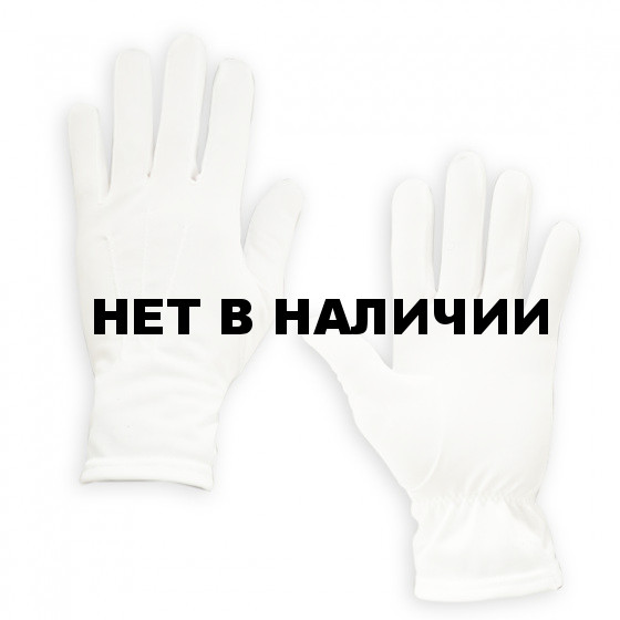 Перчатки парадные белые х/б