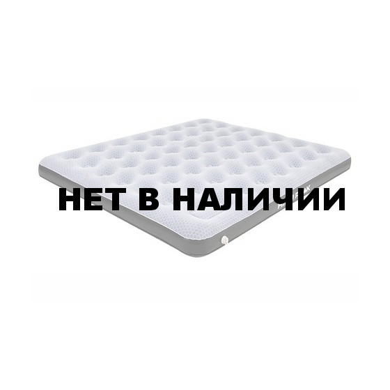 Матраc надувной Air bed King Comfort Plus Oversize серый/черный, 210 x 185 x 20 cm, 40046