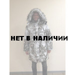Куртка-парка мужская Тайга зимняя, подклад термофольга, ткань мембрана, цвет, камуфляж Зимний лес