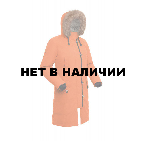 Пальто пуховое женское BASK HATANGA V2 оранжевое