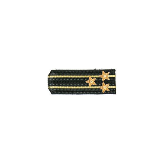 Погоны ВМФ вышитые Капитан 1 ранга повседневные