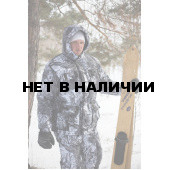 Костюм зимний мужской Снеговик (алова, изморозь)