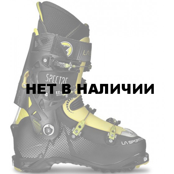 Горнолыжные ботинки SPECTRE Black/Yellow, 88E