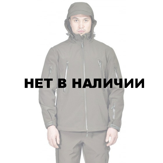 Куртка с капюшоном МПА-26 (ткань софтшелл) хаки