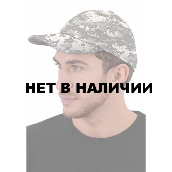 Бейсболка цвет: кмф Цифра св.серый, ткань: Рип-Стоп