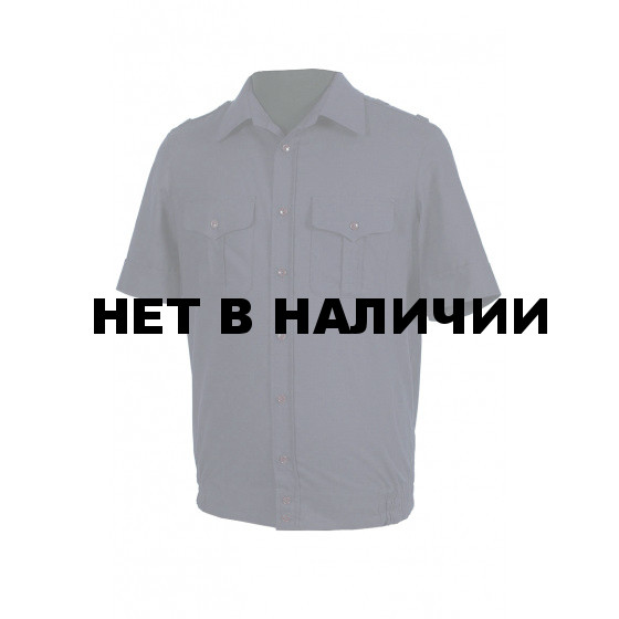 Рубашка МО короткий рукав(ткань рип-стоп/вискоза, цвет синий)
