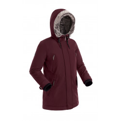 Удлиненная женская куртка-парка BASK MEDEA V2 бордовая