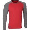 Футболка L/S Africa мод.2 красно-серая