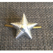 Знак различия Звезда большая рифленая серебро металл