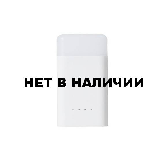 Фонарь+Зарядное устройство, ударопрочный и водостойкий CUBE QUICK Power Bank Light, 400люмен/10800мАч White, GY020009