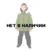 Куртка пуховая для мальчика BASK kids HYPE зеленая