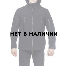 Куртка с капюшоном МПА-26 (ткань софтшелл) черный