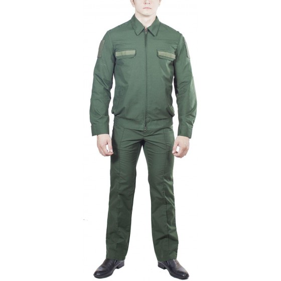 Костюм летний МПА-35-04 с длинным рукавом Сухопутные войска (Зеленый Тропикаль полушерстяной)