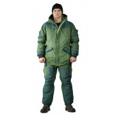Костюм зимний ГРАСК куртка/полукомбинезон цвет: светлый хаки/темный хаки, ткань : Таслан