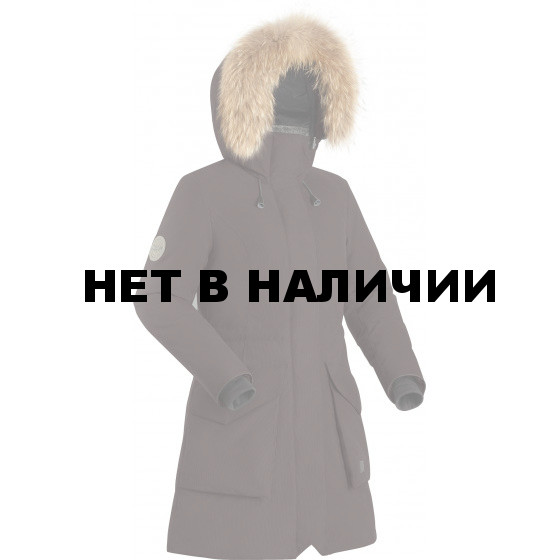 Пальто пуховое женское BASK VISHERA темно-бордовое