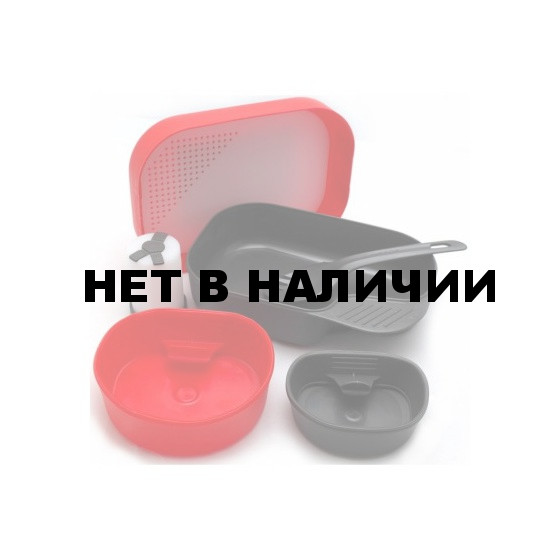 Портативный набор посуды CAMP-A-BOX® COMPLETE RED, W10268