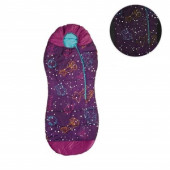 Спальный мешок, детский, с светонакопительным рисунком Purple/Кокон, 3979
