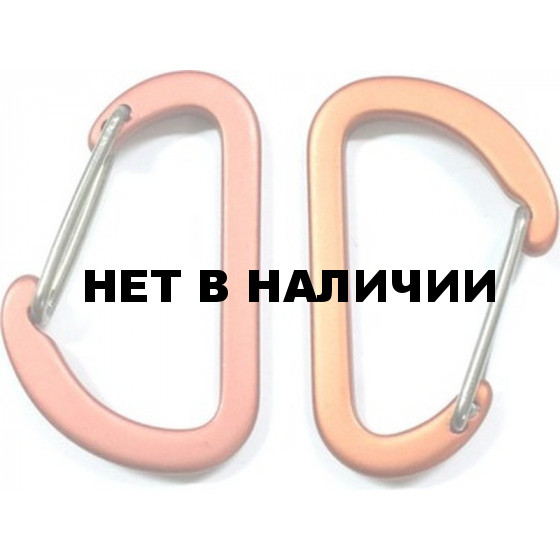 Карабин Плоский 4мм*4см (2шт) 148963969, 3251_Оранжевый