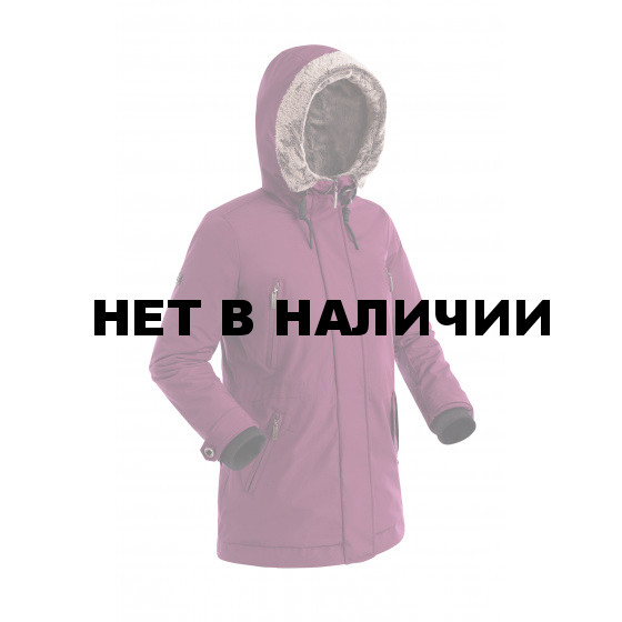 Удлиненная женская куртка-парка BASK MEDEA V2 светло-фиолетовая