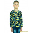 Футболка детская Yellow Camo длинный рукав