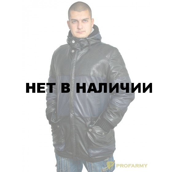 Куртка кожаная МК/17-8К Emora Lagivert+Emora Black