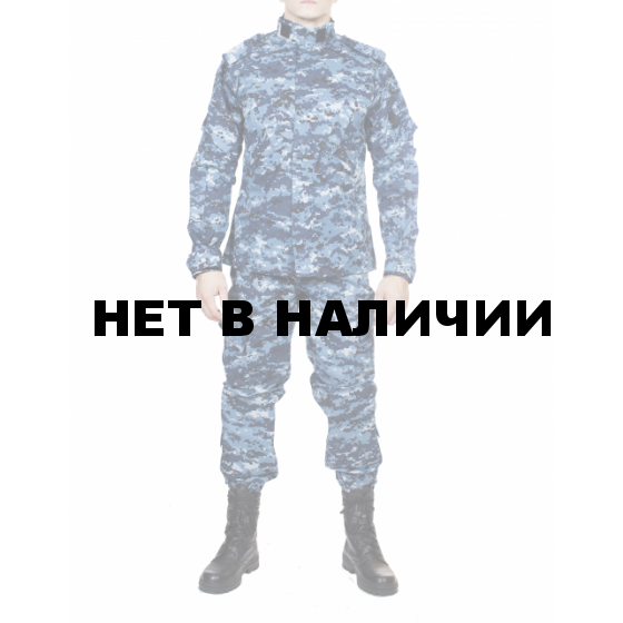 Костюм летний МПА-04 (НАТО-1), камуфляж серо-голубая цифра крупная