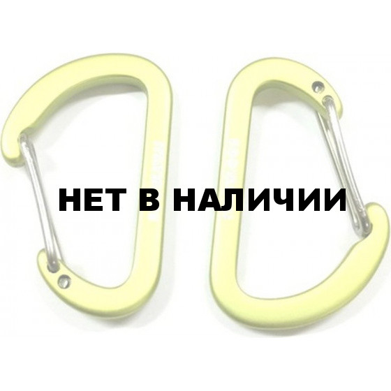 Карабин Плоский 4мм*4см (2шт) 148963965, 3251_Жёлтый