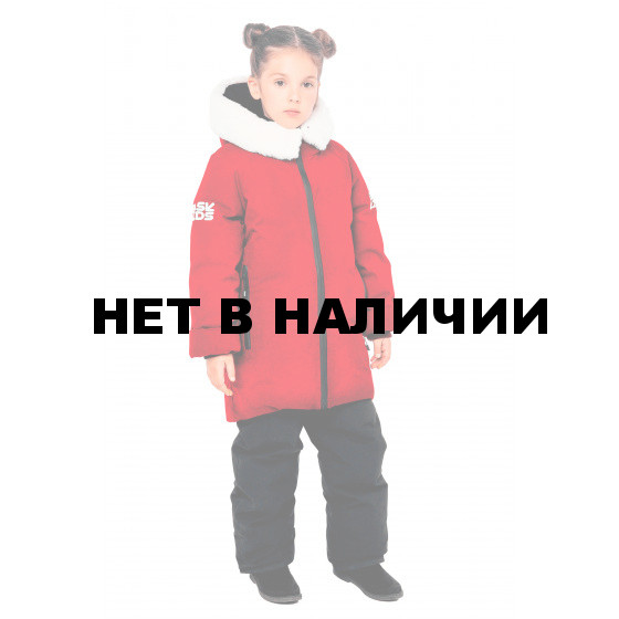 Куртка пуховая для девочки BASK kids TITANIA красная