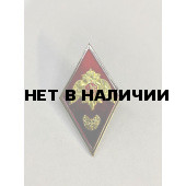 Нагрудный знак Об окончании ВУЗа Росгвардии металл