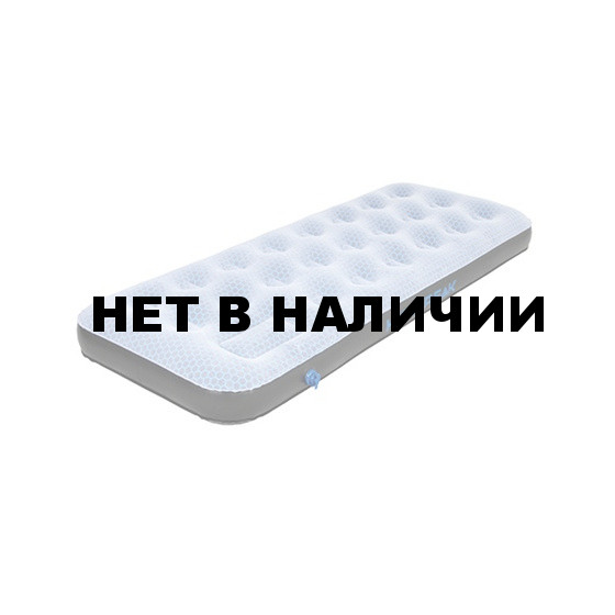 Матрас надувной Air bed Single Comfort Plus сероголубой/черный, 185х74х20 см, 40023