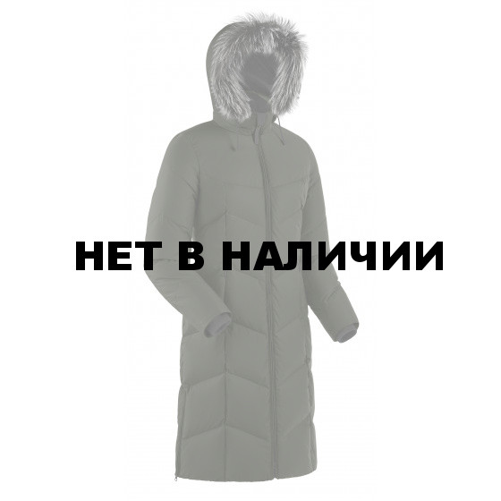 Пальто пуховое женское BASK ROUTE V3 зеленый тмн