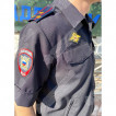 Костюм Полиция мужской офисный НОВОГО ОБРАЗЦА короткий рукав ткань габардин