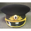 Фуражка Полиция нового образца офисная генеральская золото