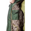 Куртка аляска (ткань рип-стоп мембрана) под офисную форму зеленая