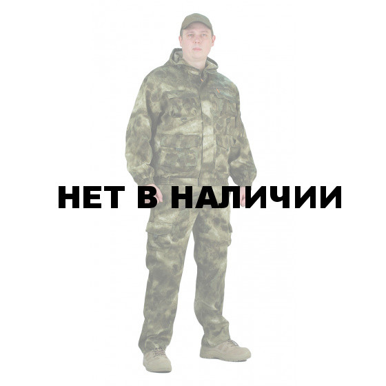Костюм БАРС куртка/брюки, цвет:, камуфляж Атака зелёная, ткань : Грета