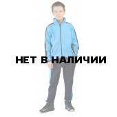 Костюм детский трикотажный ТИгР т.синий с голубым (куртка + брюки 100%х/б)