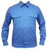 Рубашка Прокуратура синяя с длинным рукавом